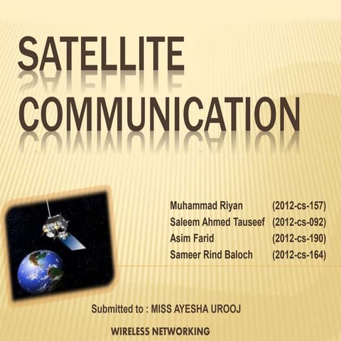Satellite Communication
