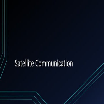 Satellite communication