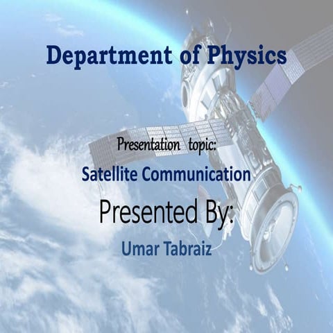 Satellite communication