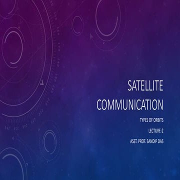 Satellite communication lecture2