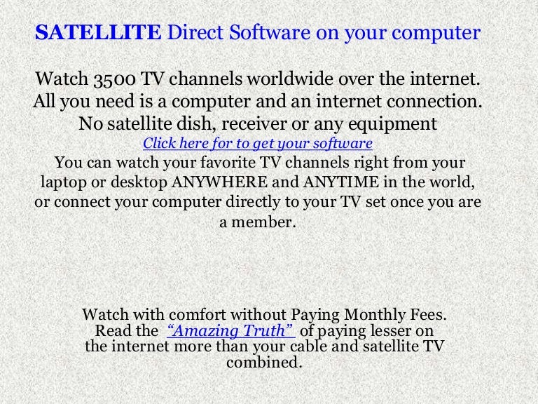 Satellite direct tv free download