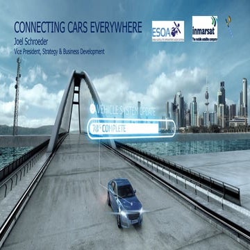 Satellite network for automated driving