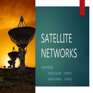 Satellite networks