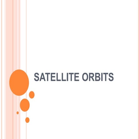 Satellite orbits/geosynchronous satellites
