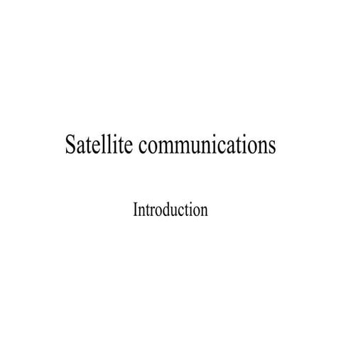 Satellites
