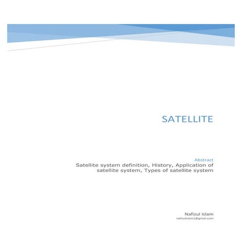 Satellite system
