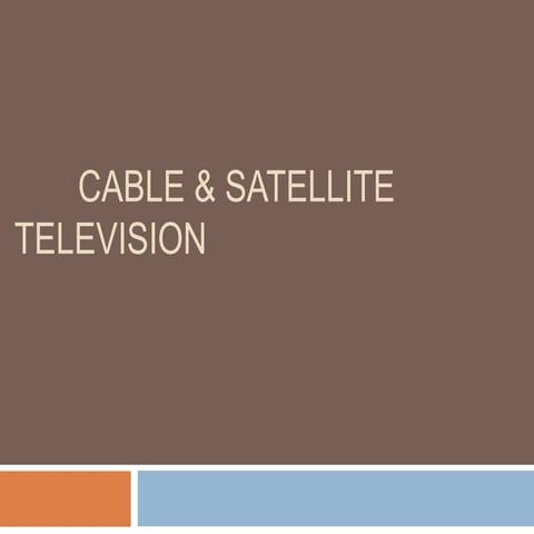 Satellite television