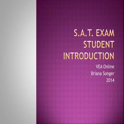 Sat Introduction