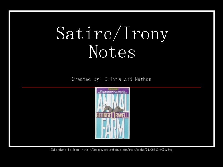 Satire in animal farm essay