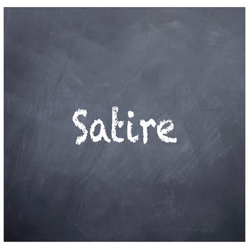 Satire is a literary or artistic technique that uses humor, irony, exaggerati...
