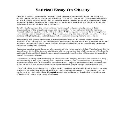 Obesity Cause And Effect Essay.pdf
