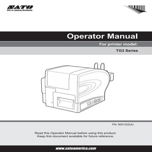사토프린터 SATO TG308 열전사감열 택라벨프린터 입장권프린터 매뉴얼