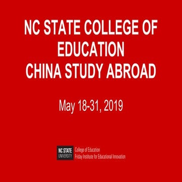 China Study Abroad 2019