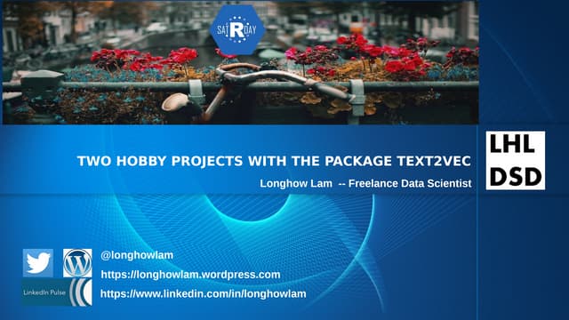 text2vec SatRDay Amsterdam