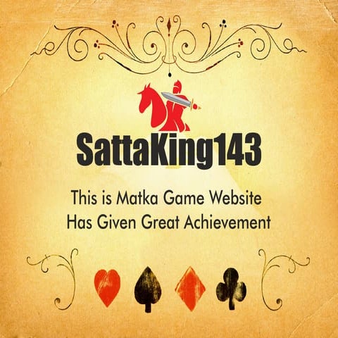 SATTA MATKA | KALYAN MATKA | SATTA KING