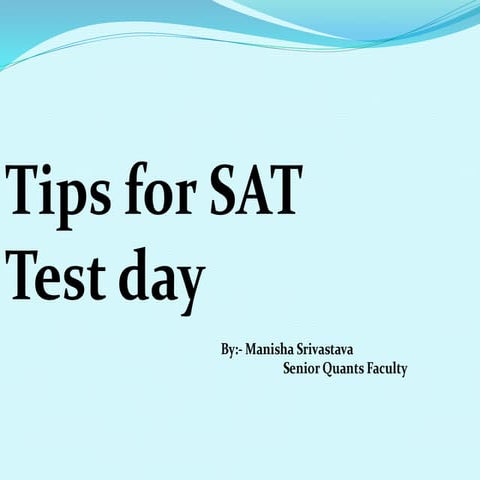 Sat test day