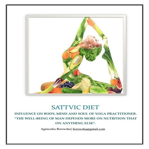 Sattvic Diet - yoga teacher training course project work karuna yoga vidya pe...