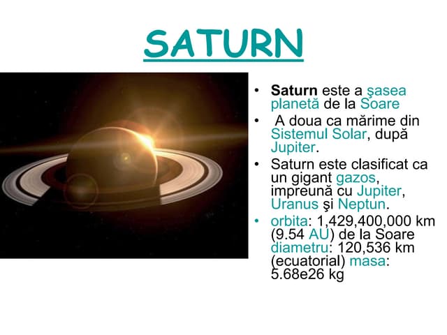 Saturn - Tcacenco Alina