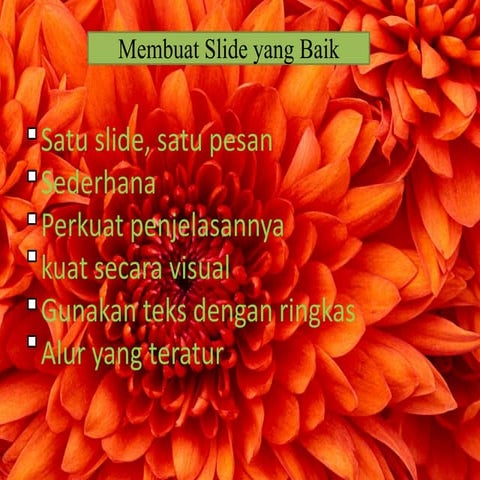 Satu slide, satu pesan