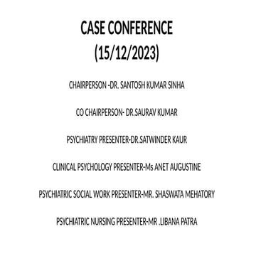 Satwinder Case presentation on substance