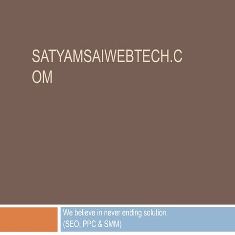 Satyam sai web tech