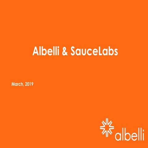 Accelerate Your Regional Tests with Sauce - Success Story by Albelli