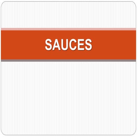 Sauces
