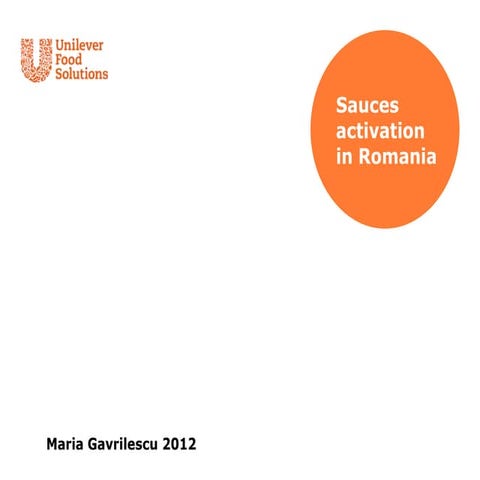 Sauces activation romania