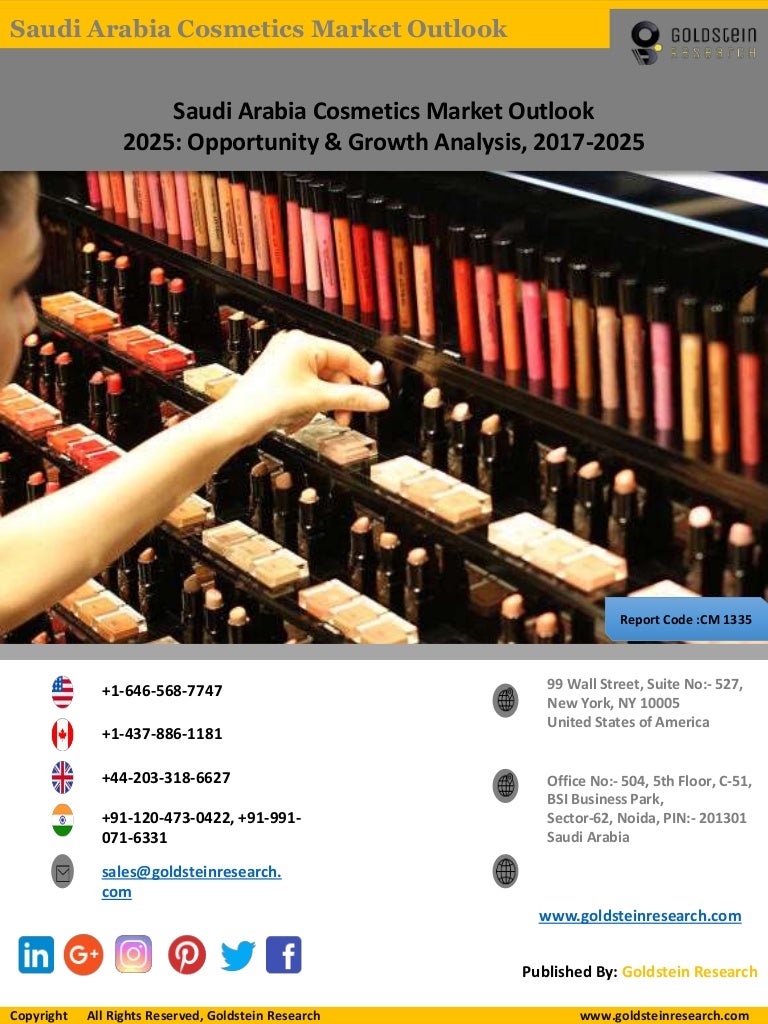 Saudi Arabia Cosmetics Market Outlook 2025: Opportunity & Growth Ana…