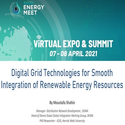 Digital Grid Technologies for Smooth Integration of Renewable Energy Resources