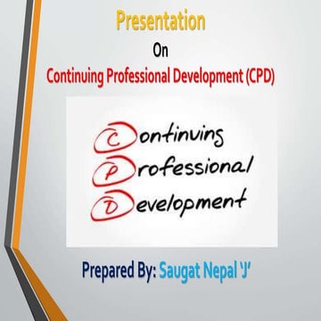 Continuing Professional Development (CPD) | PPT