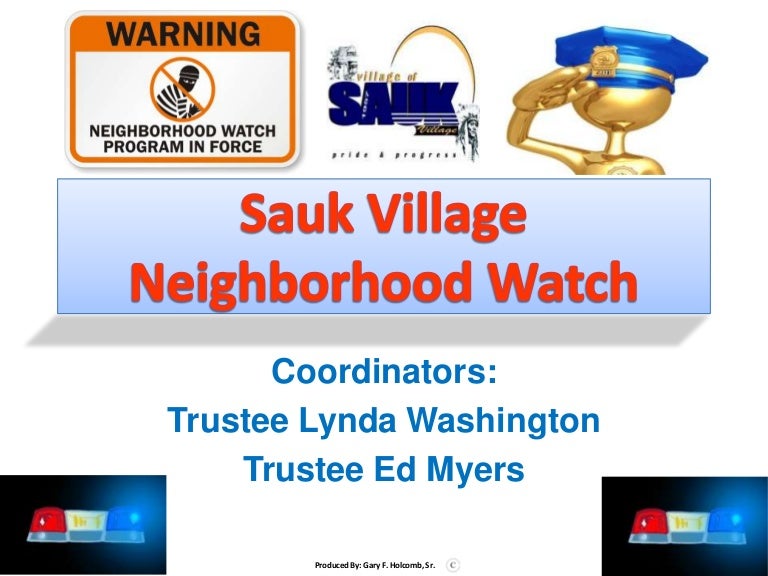 Sauk village crime stoppers