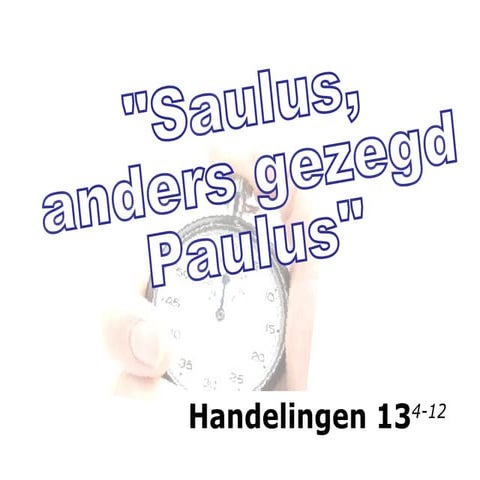 Saulus Paulus | PPT