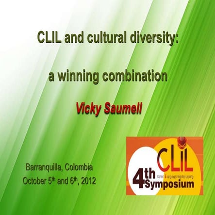 CLIL and cultural diversity