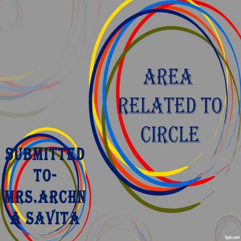 area related to circle