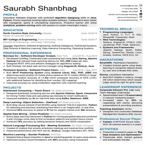 Saurabh shanbhag-resume