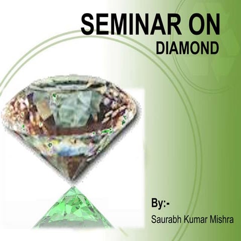 Diamond as a gemstone