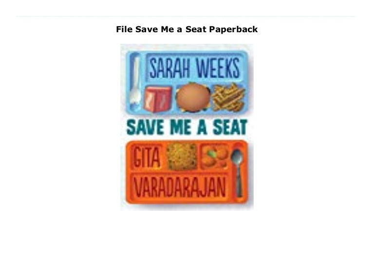 File Save Me A Seat Paperback