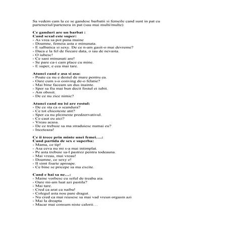 Sa vedem cam la ce se gandesc barbatii si femeile cand sunt in pat cu parteneriul | www.mototol.ro |