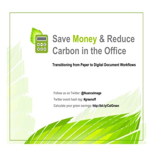 Save Money & Reduce Carbon in the Office