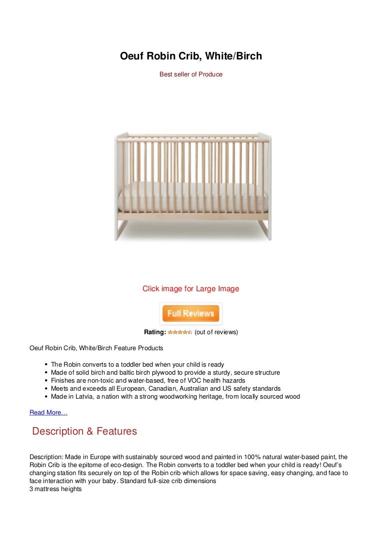 oeuf robin crib