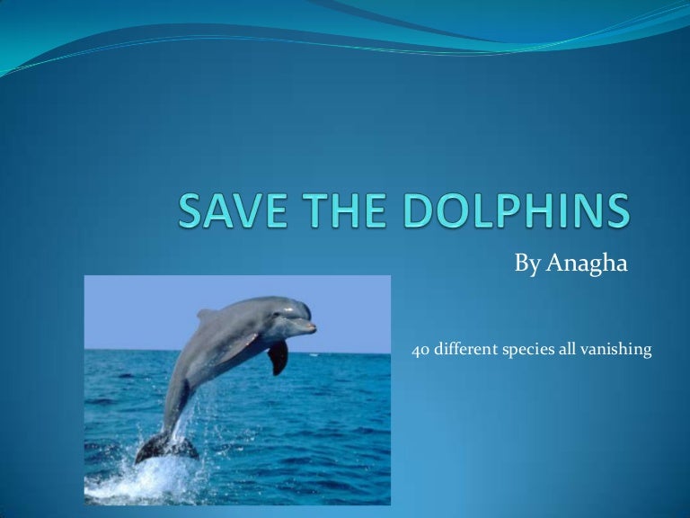Save the Dolphins!! by Anagha