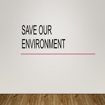 Save the environment .pptx