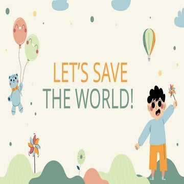Save the World english for kids grade six