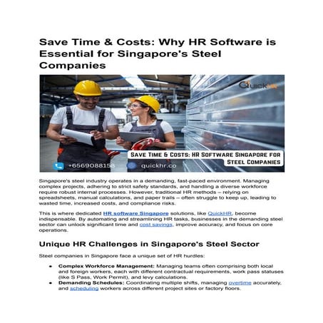 Save Time & Costs_ HR Software Singapore for Steel Companies.pdf