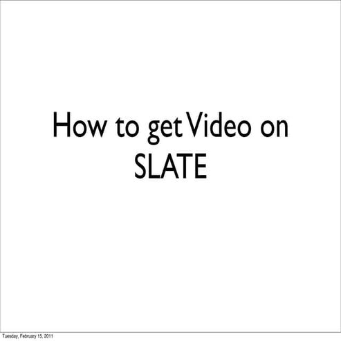 Save video files to flv