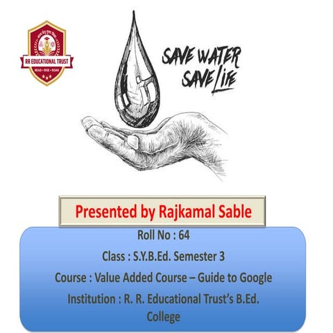 Save Water, Save Life: A Call to Conserve the Most Precious Resource ...