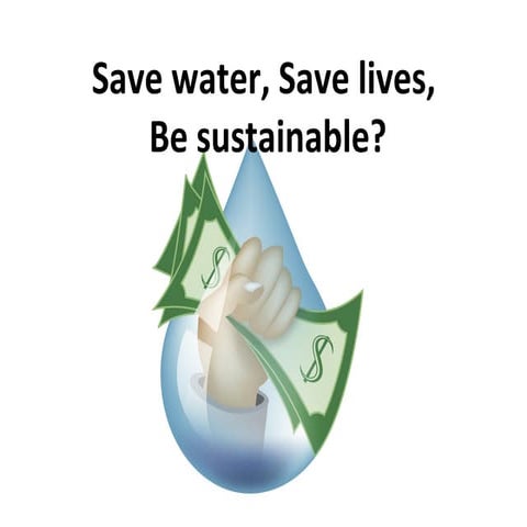 Save water, save lives