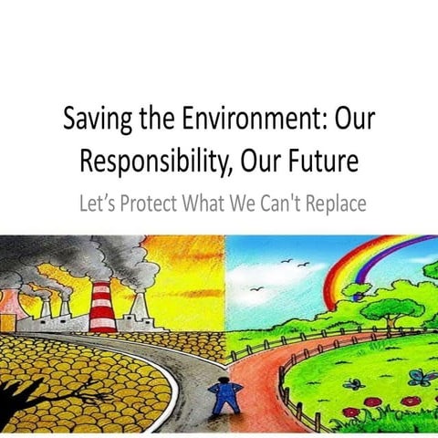 Saving_Environment_Presentation.pdf advancement | PDF