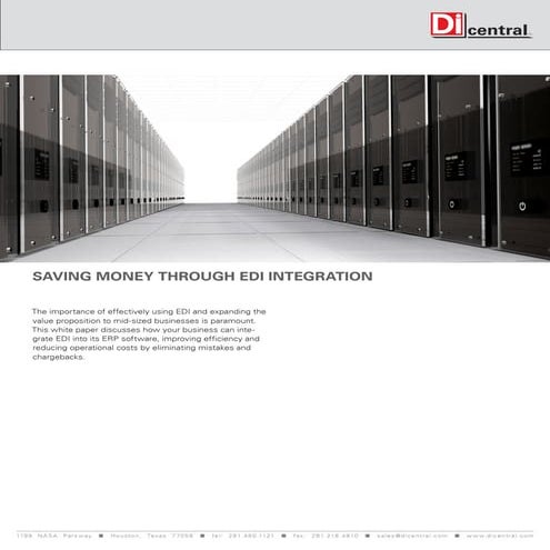 Saving Money Through EDI Integration